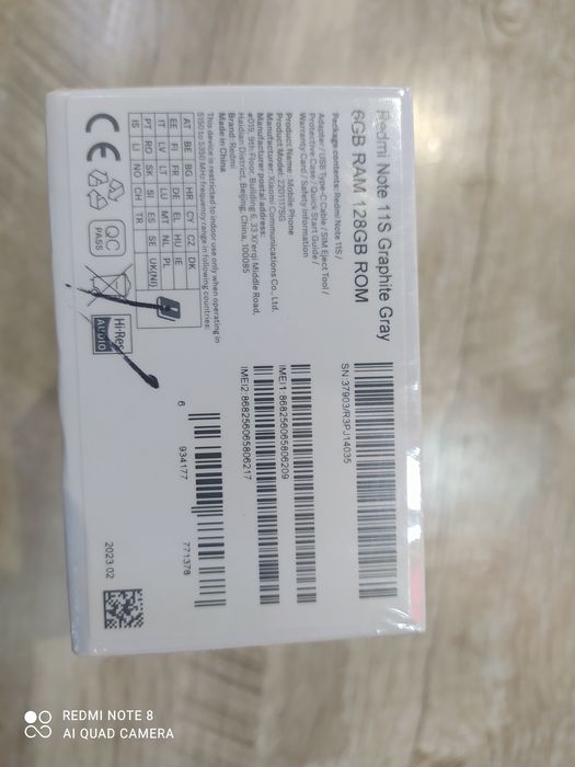 Redmi note 11 s 6/128