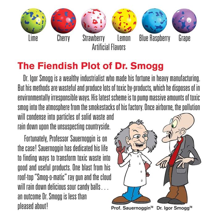 Toxic Waste круглые кислые конфеты, Америка