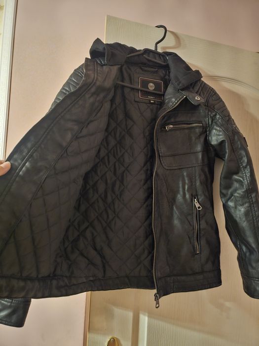 Geaca moto neagra