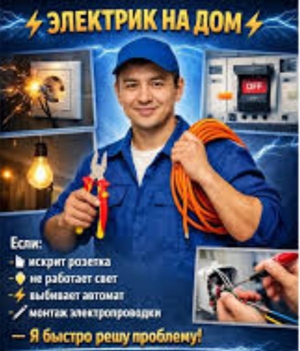 Электрик монтаж любой сложности