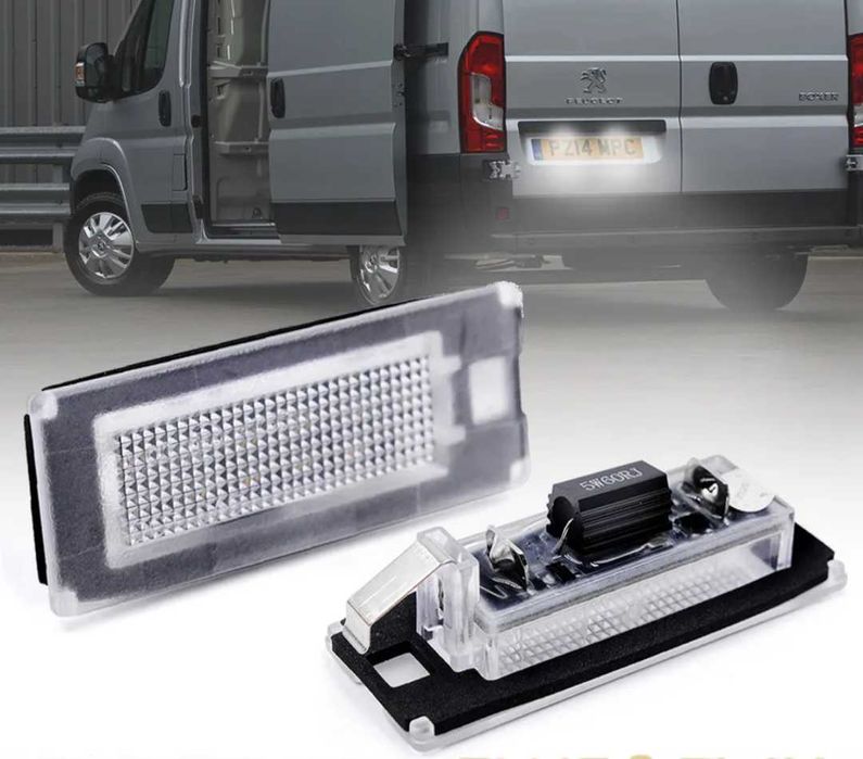 ЛЕД плафони за регистрационния номер за Fiat Peugeot Citroen