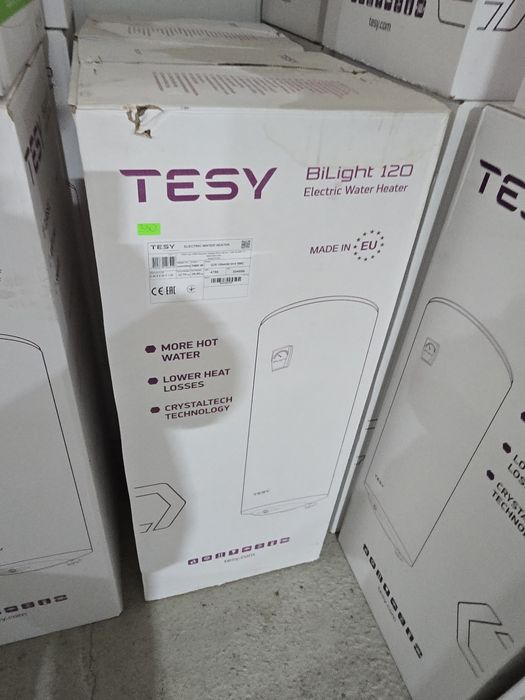 Нов вертикален бойлер Теси/Tesy 120 литра