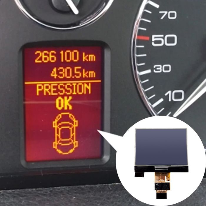 Display LCD pt. ceasuri de Peugeot 407, 407 coupe, 407 SW, (2005-2010)