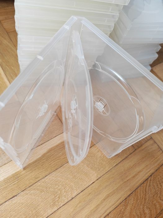 Carcase transparente pt. 3 și 4 dvd