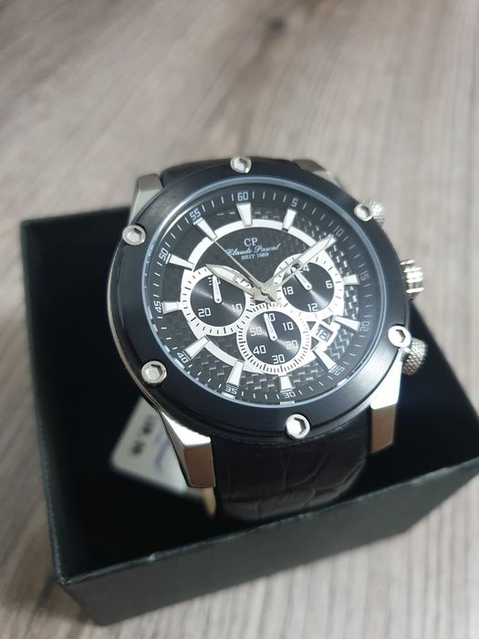 Ceas barbati cronograf Pascal, nou in cutie, similar marcii Festina