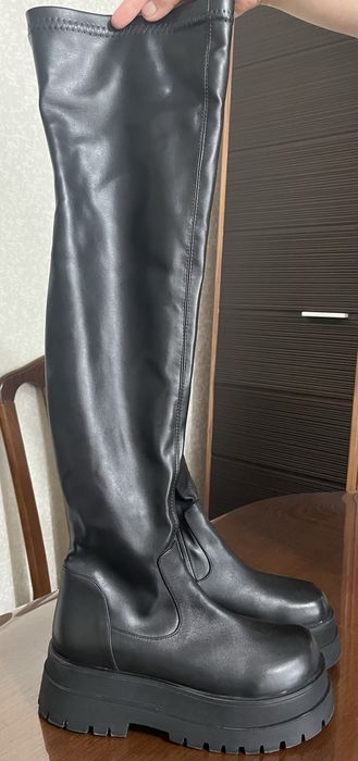 Сапоги димесезон ботфорты