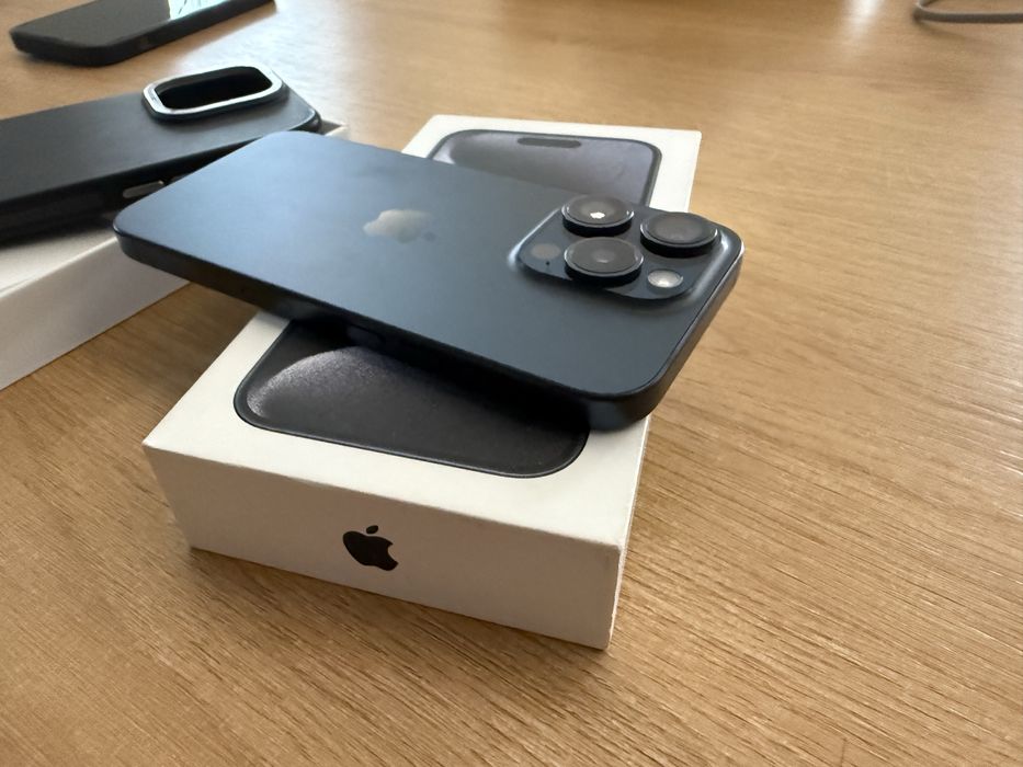 Iphone 15 pro blue titanium 128gb