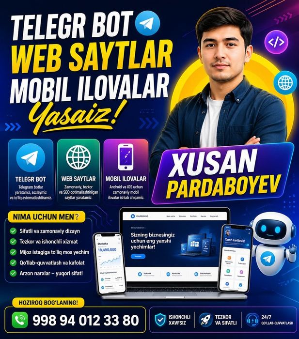 Xusan_Web it xizmatlari