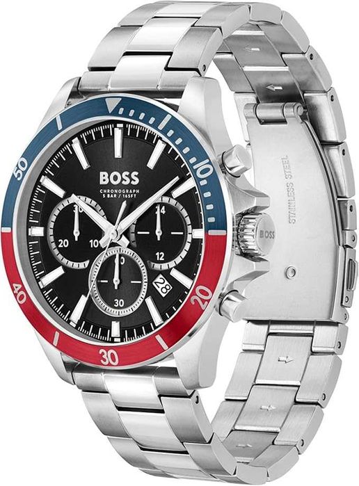 ПРОМО Нов Мъжки Часовник Hugo Boss 1514108 Troper, Сребрист
