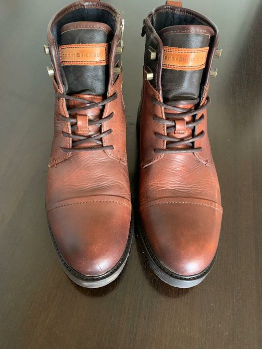 Bocanci cu sireturi Tommy Hilfiger