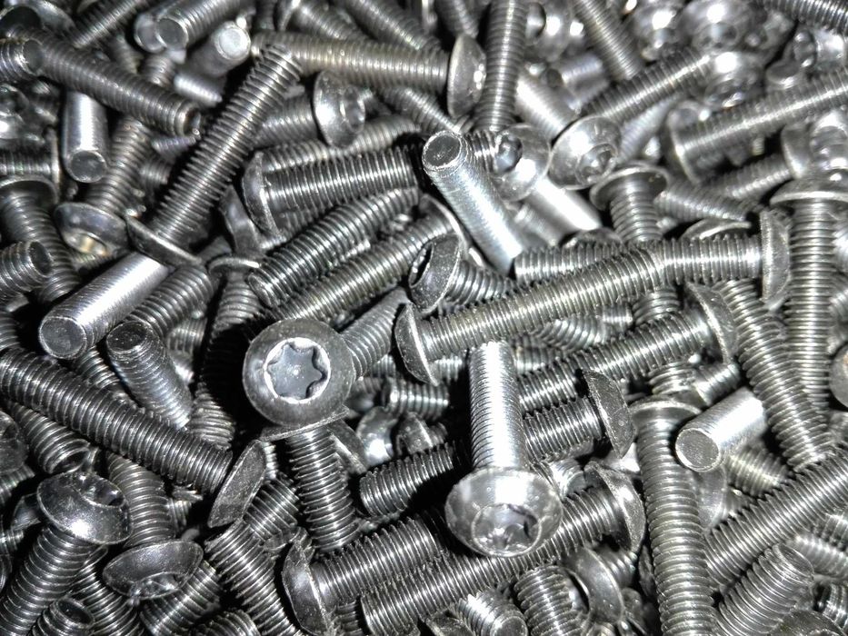 Surub Torx M5x30 x50BUC, cap bombat, negru pentru accesorii boxe audio