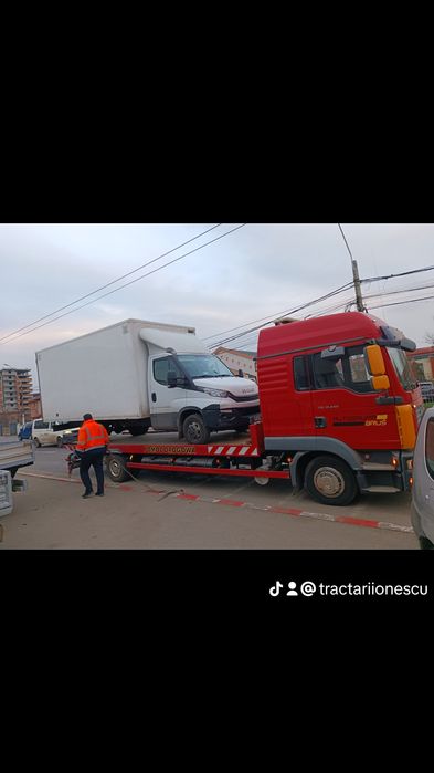 Tractari auto, autoutilitare , utilaje agricole platforma auto