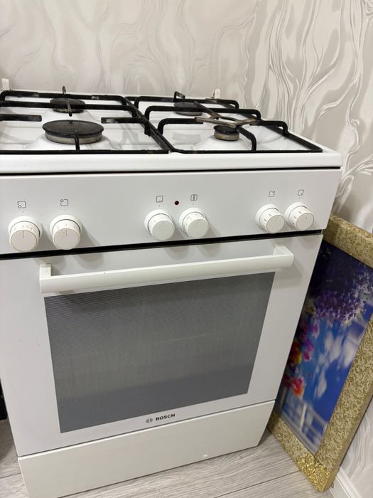 Bosch газовка внизу духовка работает электрический