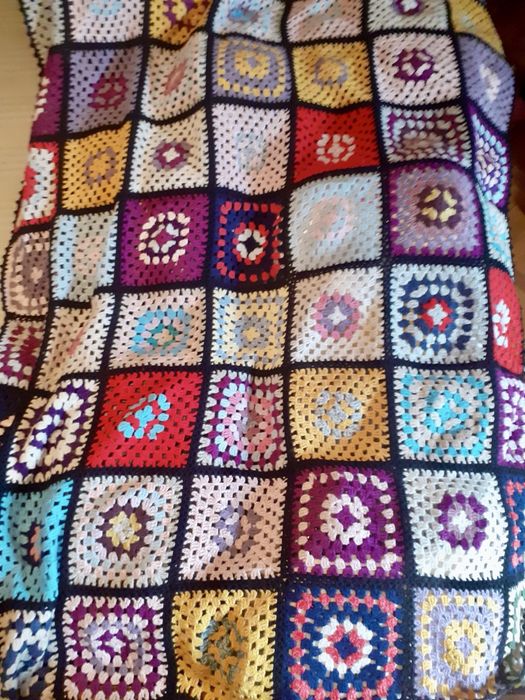 Одеала плетени на една кука/пачуърк