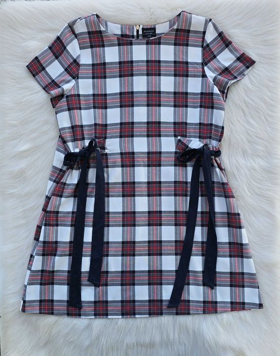 Дамска карирана рокля Л-ХЛ
