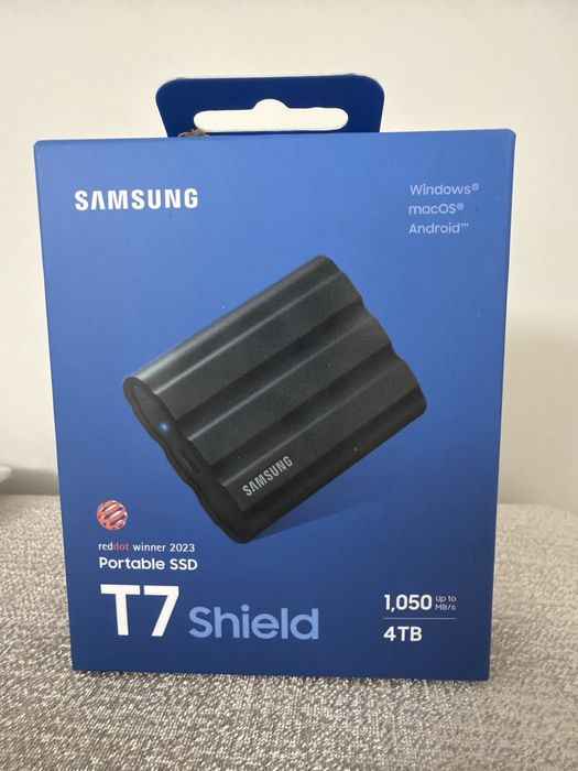 Samsung Portable SSD T7 Shield – 4TB Nou, sigilat, original