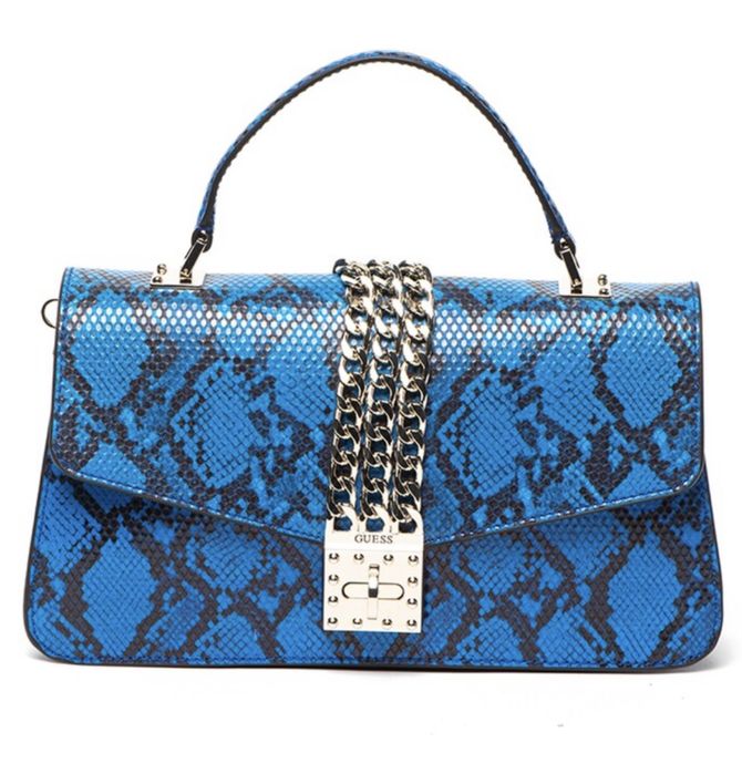 Чанта Guess синя