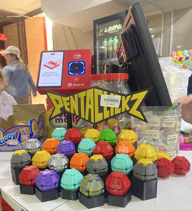 Игрушка кликер-антистрес «PENTACLICKZ»