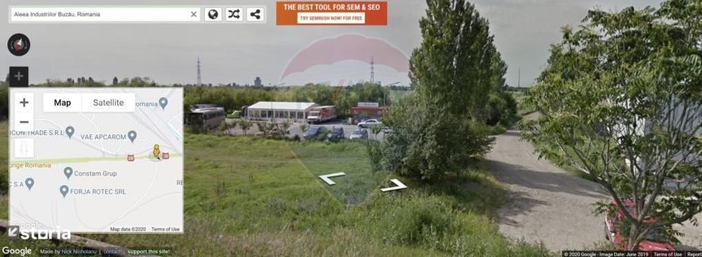 Teren intravilan  Buzau / Bulevardul Industriei