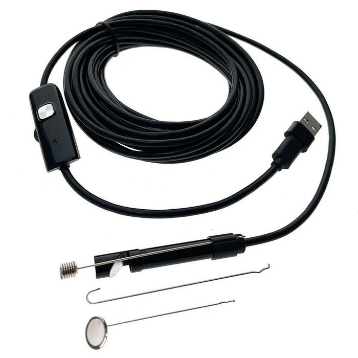 Эндоскоп/видеоэндоскоп IP67 FullHD с подсветкой Android Windows 2-10м.