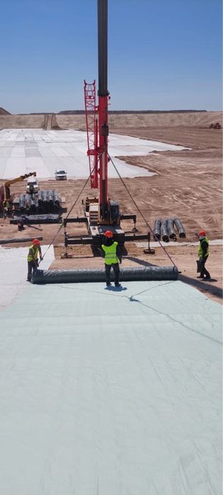 Геомембрана HDPE , LLDPE от 0,5-2мм