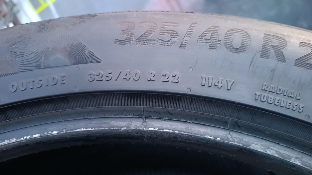 285/45/22 и 325/40/22 Дот 2222 г