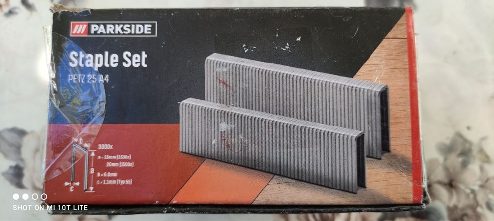 Скоби и пирони за ел. такет Парксайд Parkside