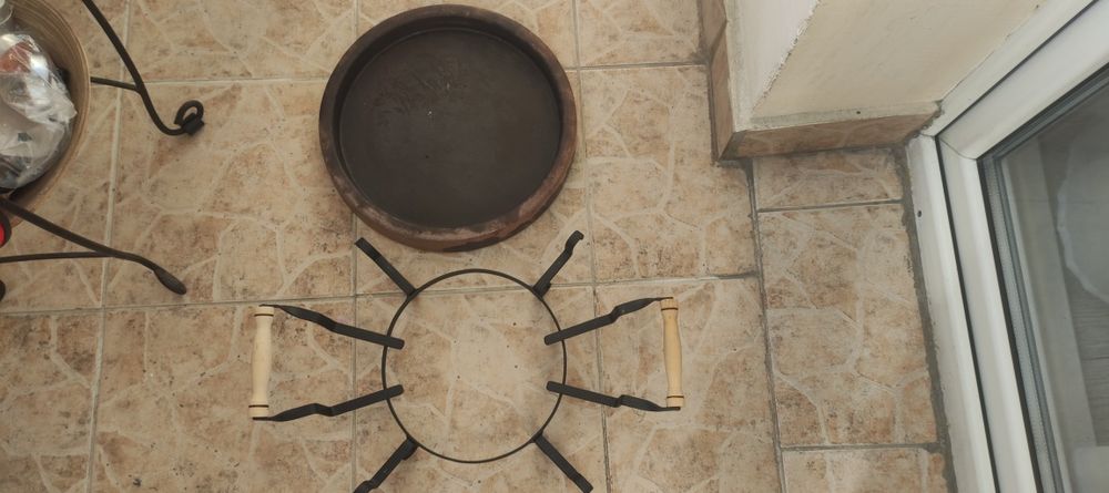 Сач със стойка  за печене