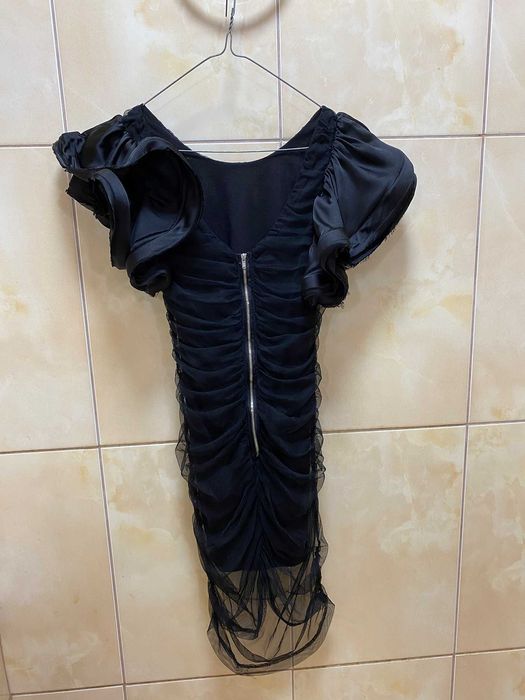 Rochie Neagra Ocazie Mulata S Fermoar