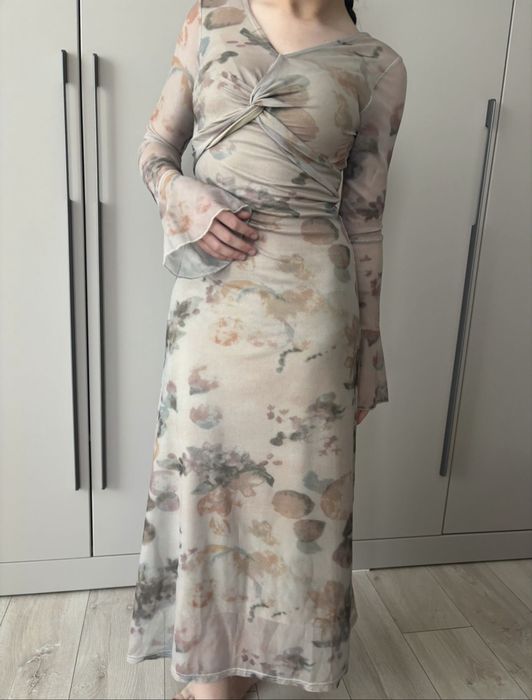 Платье с принтом