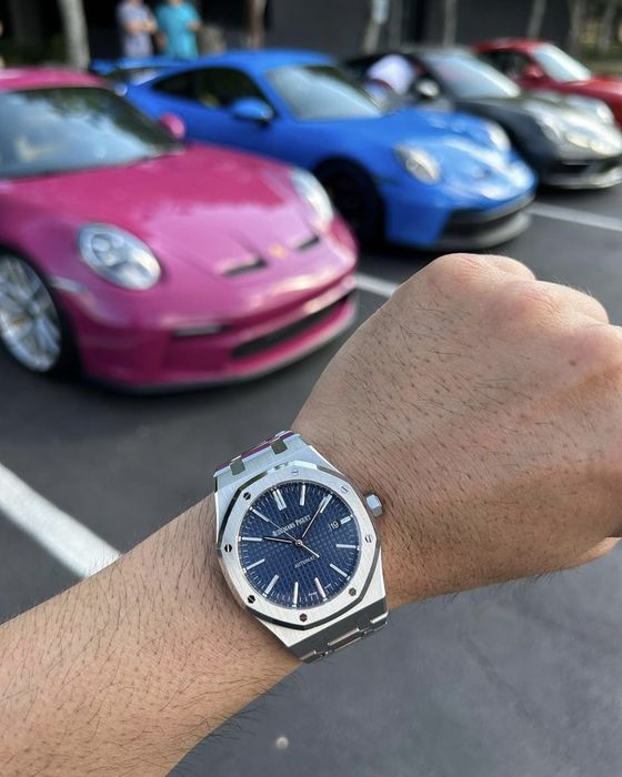 audemars piguet blue dial 41,mm