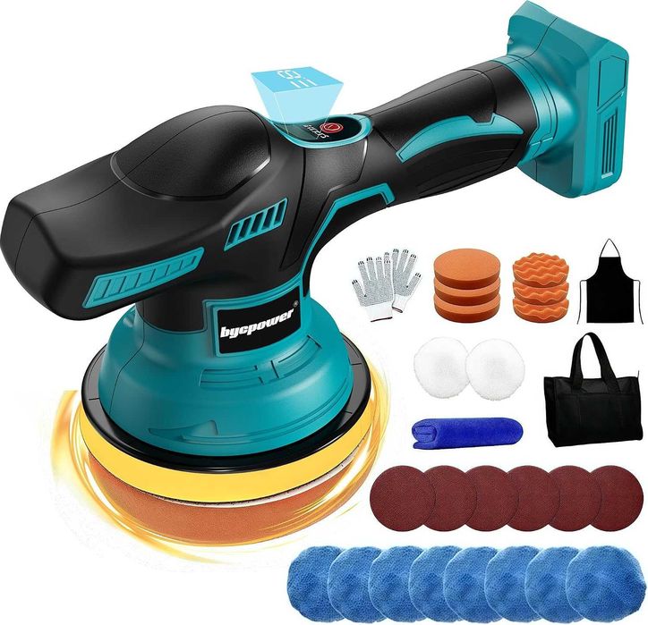 Mașină de lustruit auto compatibilă cu acumulatorii din sistemul Bosch Professional 18 V