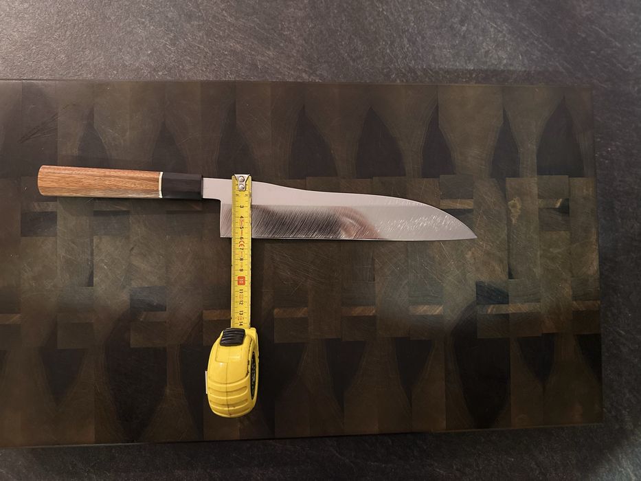 Cutit artizanal de bucatarie - otel inoxidabil 61 HRC , taiș japonez