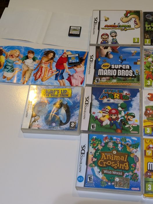 Lot pachet 15 jocuri 3DS și DS Mario Luigi Donkey