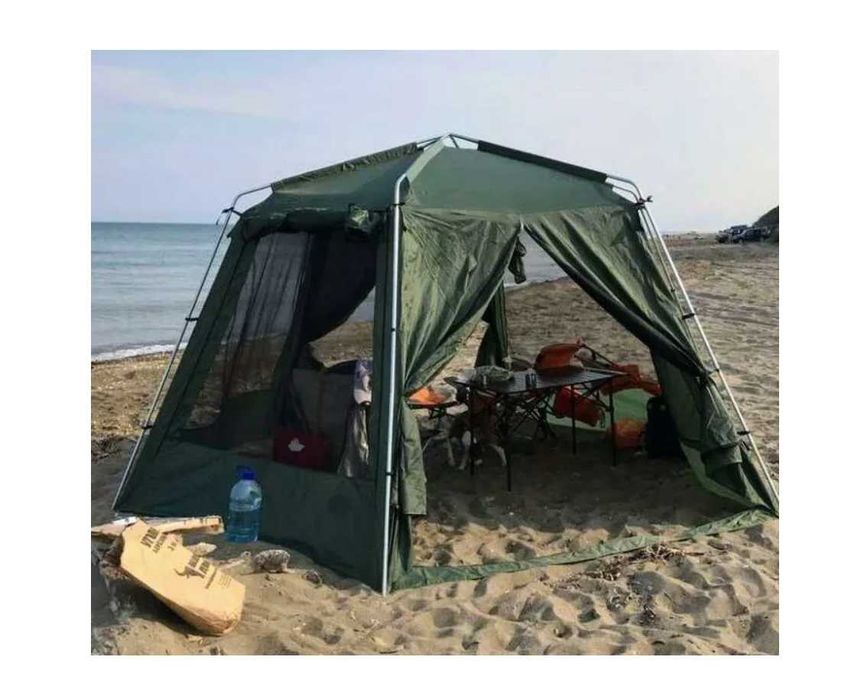 Палатка автоматическая 300х300х230 см. Шатер 8 чел. Доставка бесплатно