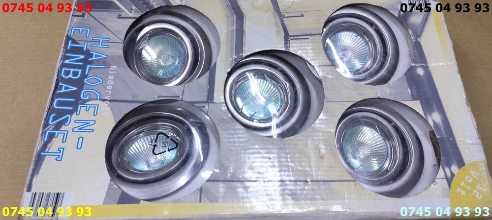 spoturi set 5 si cabluri la 12v functionale fara sursa