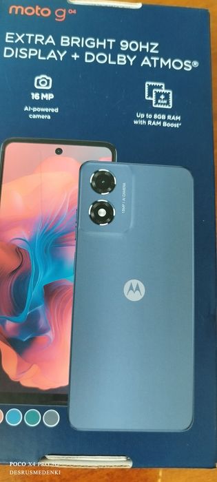 Мобилен телефон Motorola g 04 Нов