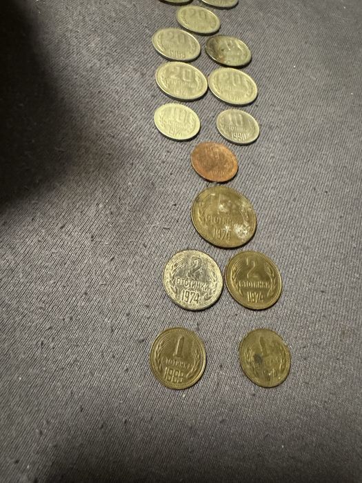 Лот от стари български монети