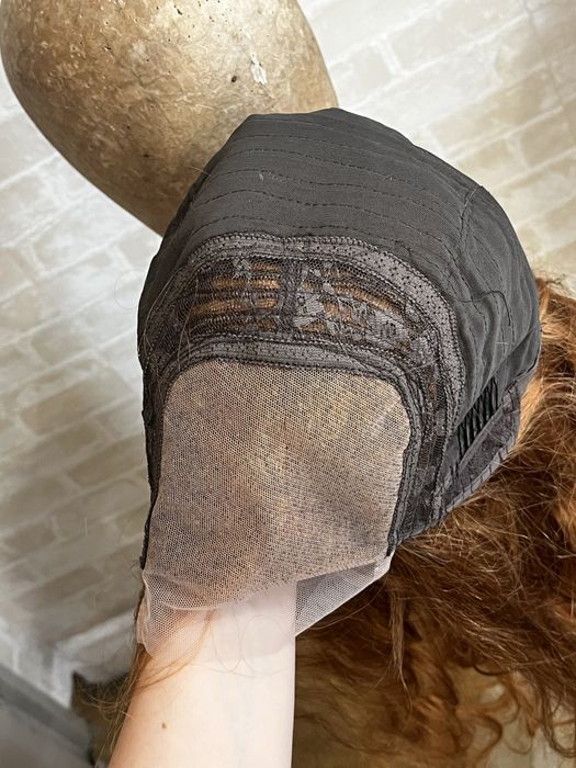 Рижава перука / червеникава перука от естествен косъм / човешки косъм