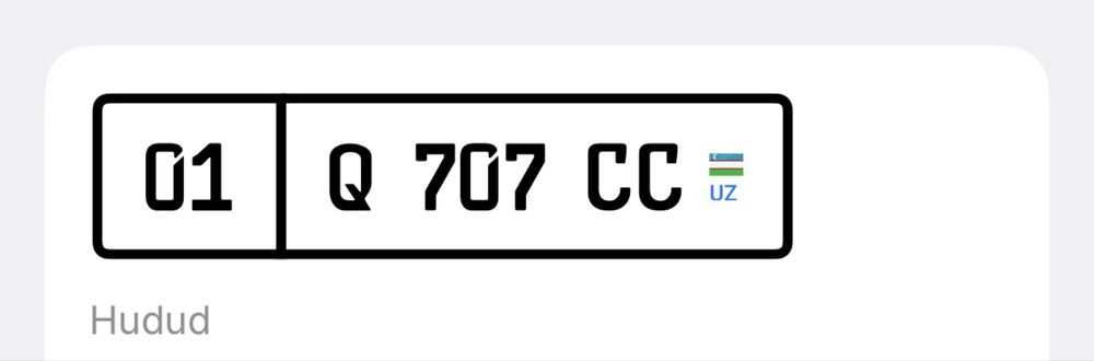 Avtoraqam xizmati 24/7 aloqada