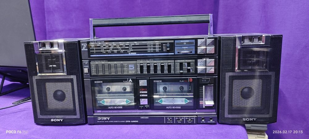 Магнитола Sony CFS-W900 в отличном состоянии