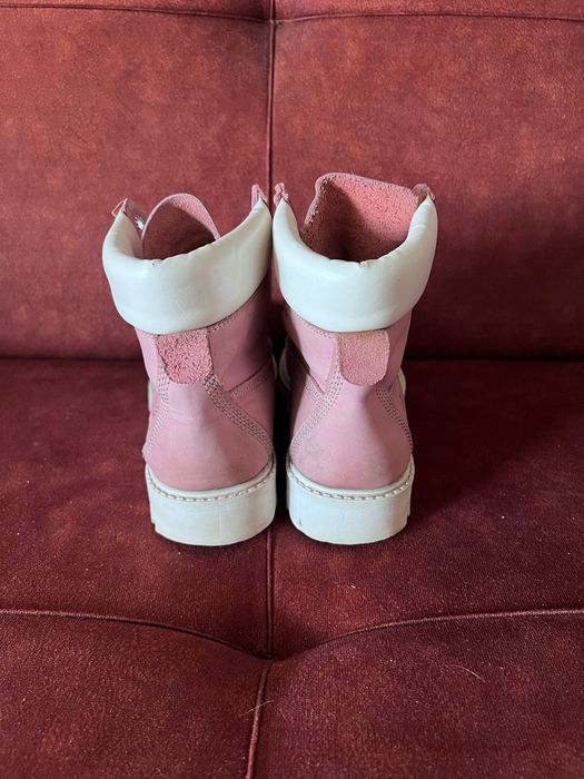 Bocanci ghete Timberland roz originale 100%