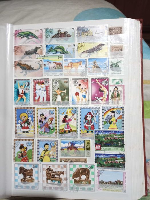 Пощенски марки серии и единични от цял свят 1 лв серия