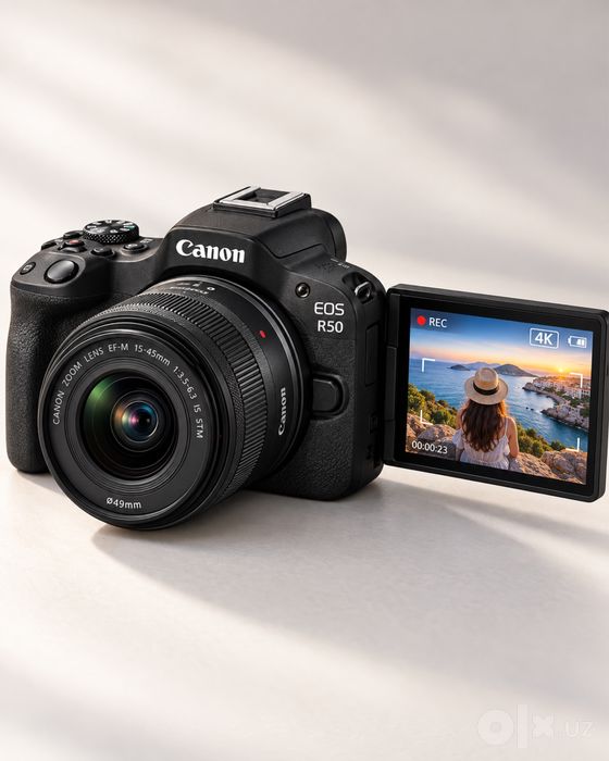 Canon EOS R50 + RF-S 18–45mm