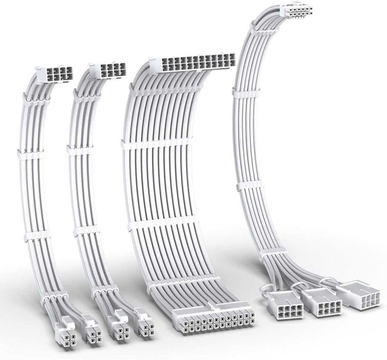 Kit 4 Cablu alimentare extensie PSU sursa PC AsiaHorse 12VHPWR,Pcie5