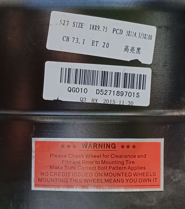 XXR 527 Tomason tn1 18" 5х112\5х100