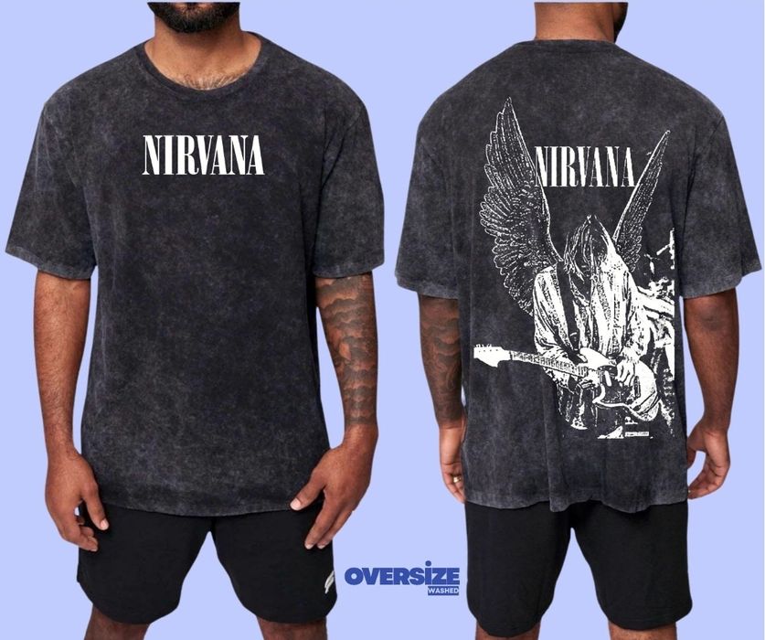 Метъл тениски на групата НИРВАНА, супер качество.