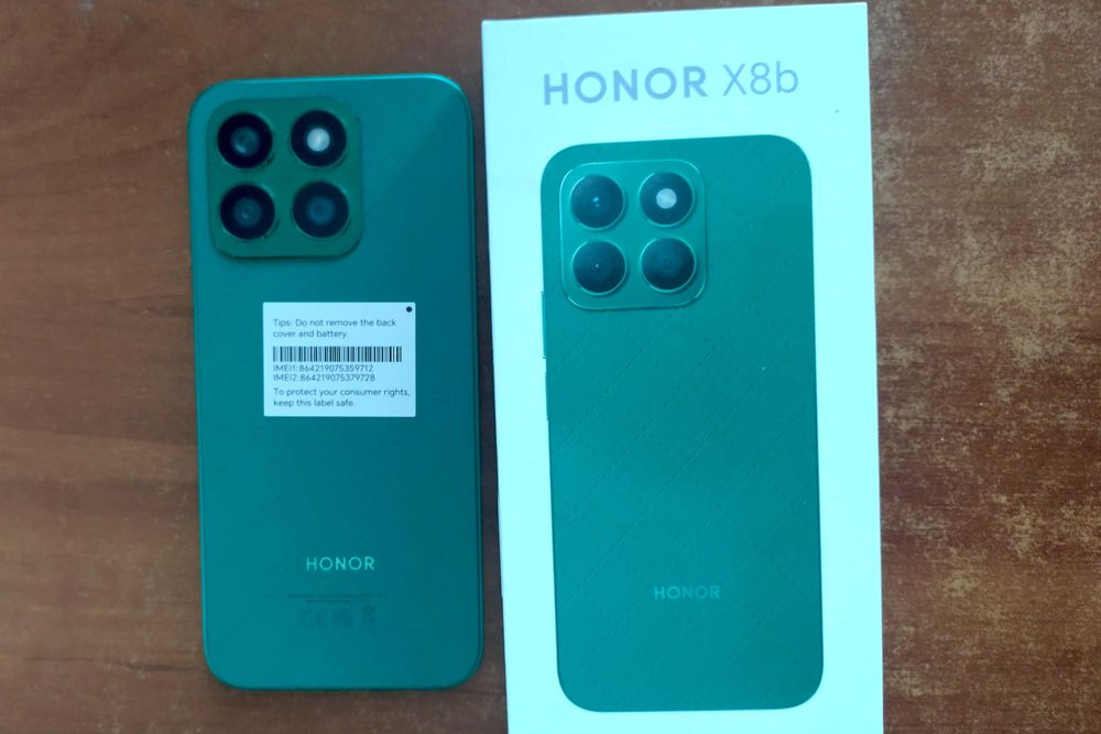 Чисто нов HONOR X8b 256GB Green в гаранция