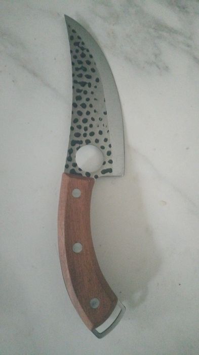 Cutit japonez forjat manual,Full Tang, antiaderent,de dezosat, filetat