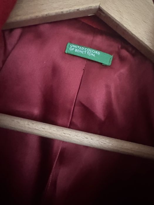 Дамско вълнено палто Benetton, размер S